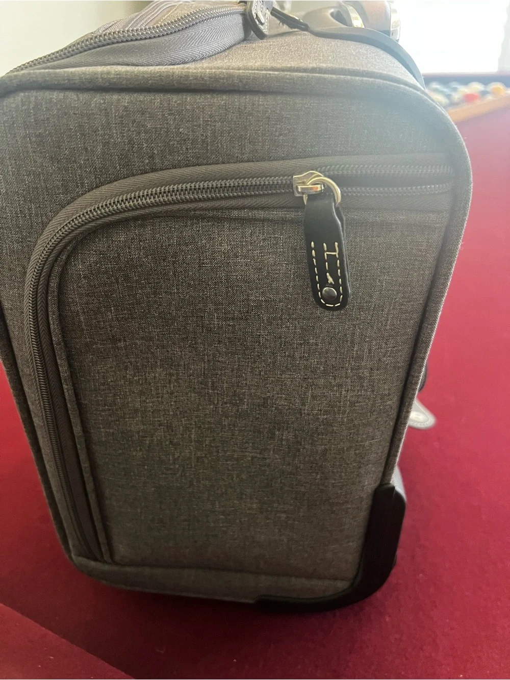 London Fog Gray Underseat Rolling Carry-On Luggage Bag  NEW